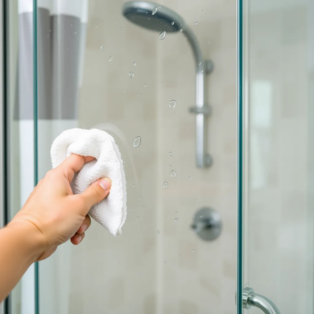 Czym umyć zacieki w kabinie prysznicowej?