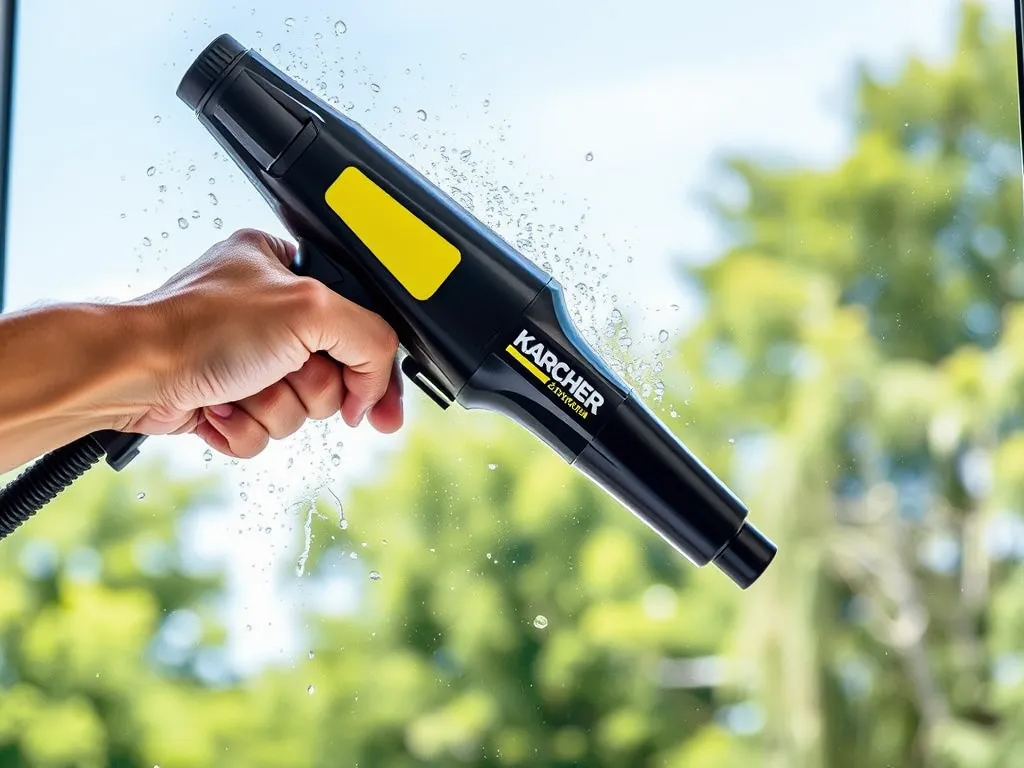 Jak myć okna karcherem żeby nie było smug?