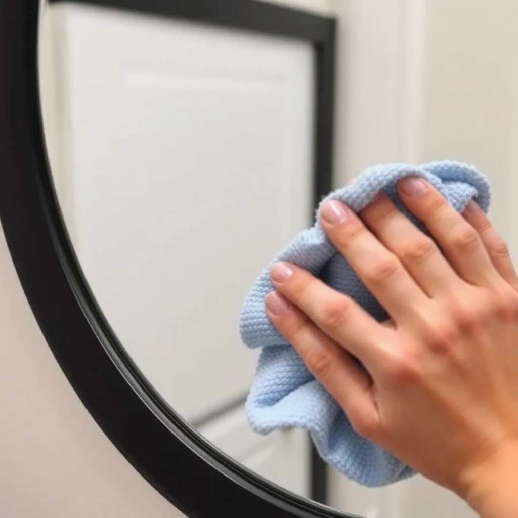 Jak umyć lustro bez smug?