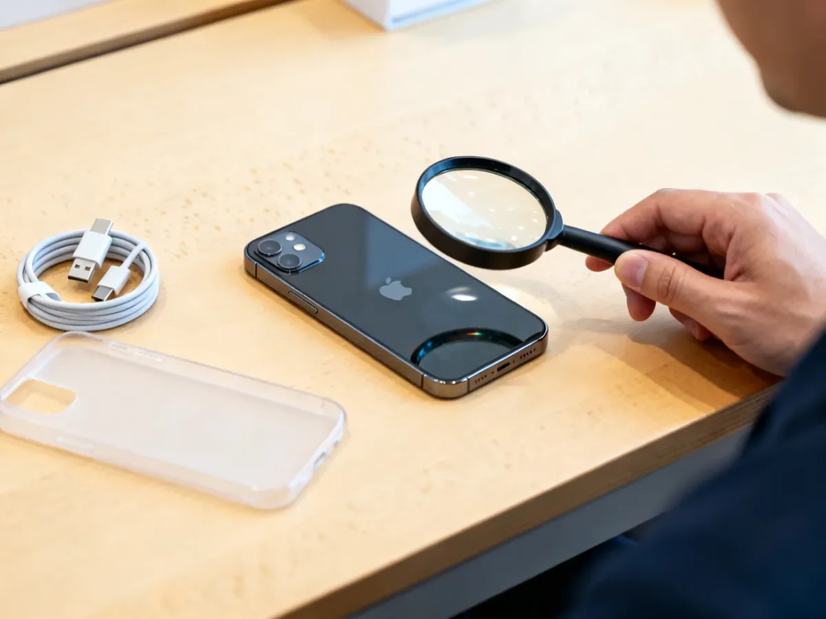 Sprawdzanie używanego iPhone’a 12 przed zakupem