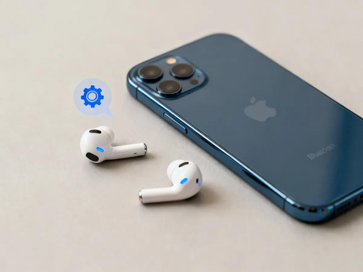 iPhone i akcesorium Bluetooth podczas rozwiązywania problemów z parowaniem