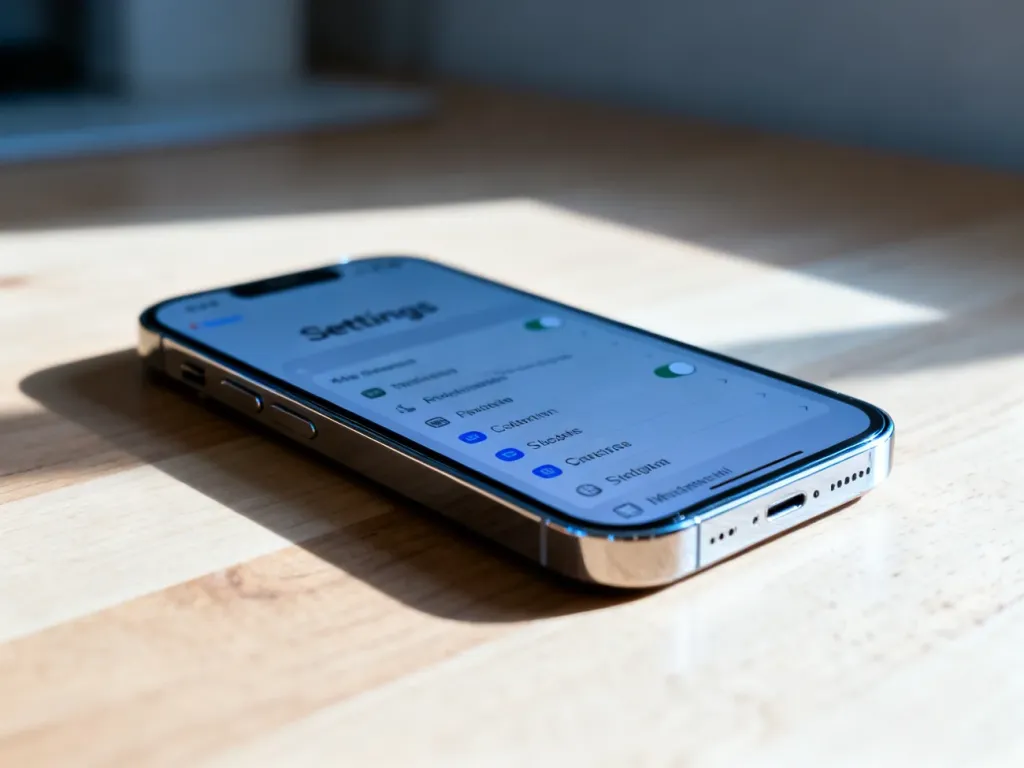 Ekran iPhone'a z otwartym menu ustawień pamięci, pozwalający zarządzać automatycznym usuwaniem aplikacji.