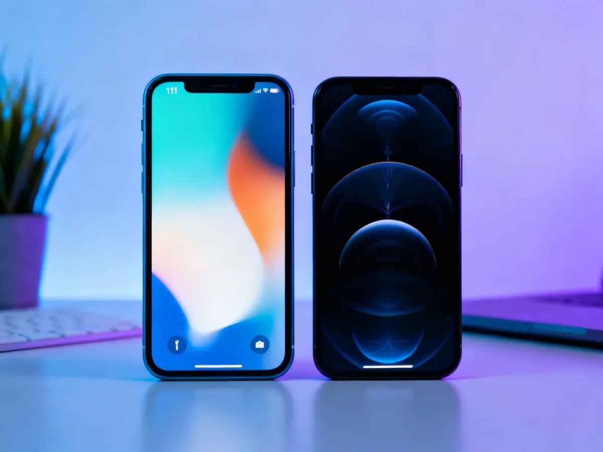 Porównanie ekranów iPhone’a 11 i iPhone’a 12