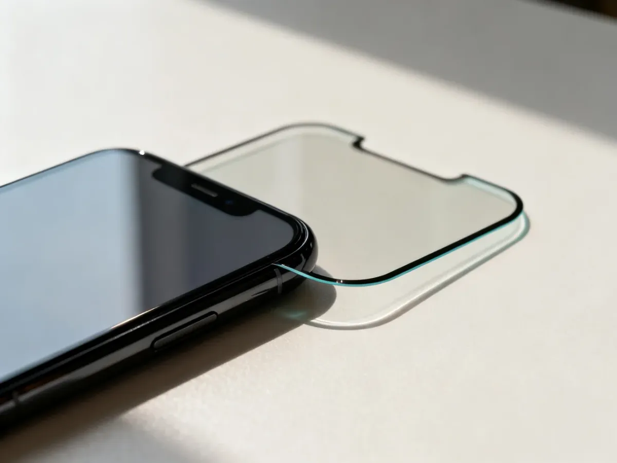 iPhone 11 with Edge tempered glass and hydrogel screen protectors