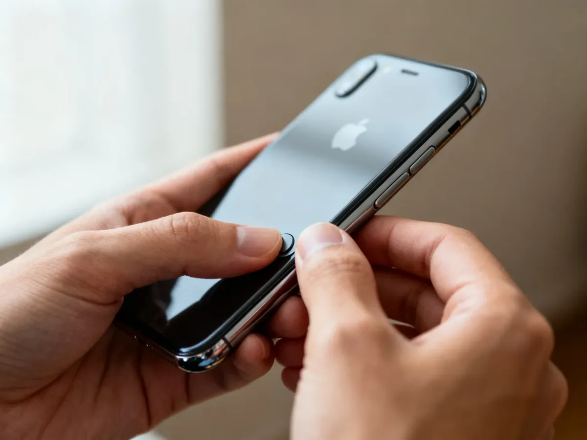 Wymuszony restart iPhone’a przy użyciu przycisków bocznych i głośności