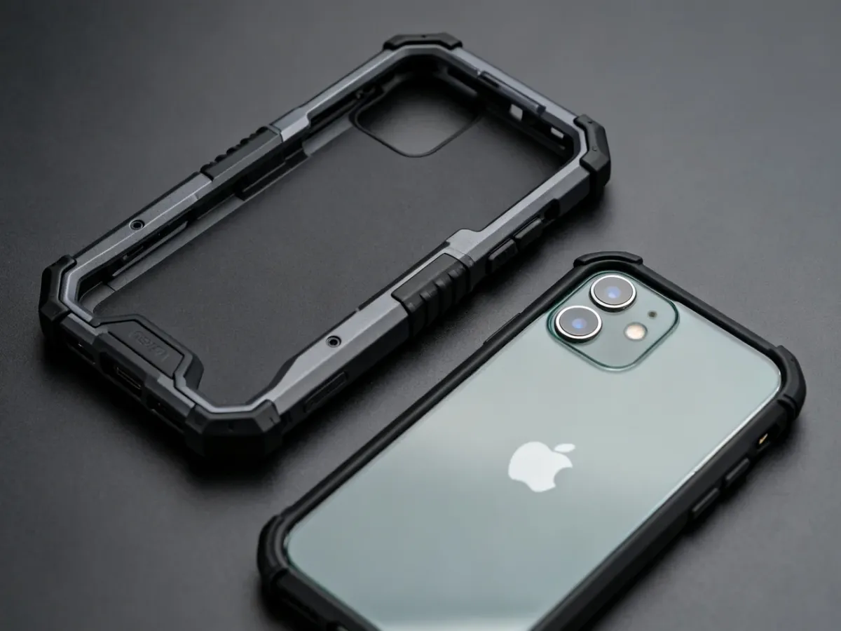 Pancerne etui hybrydowe chroniące iPhone’a 11 z podwyższonymi krawędziami i wzmocnionymi narożnikami
