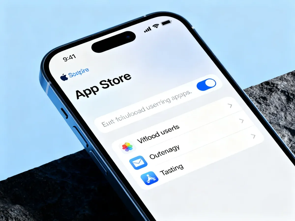 iPhone settings screen illustrating the automatic offloading of unused apps