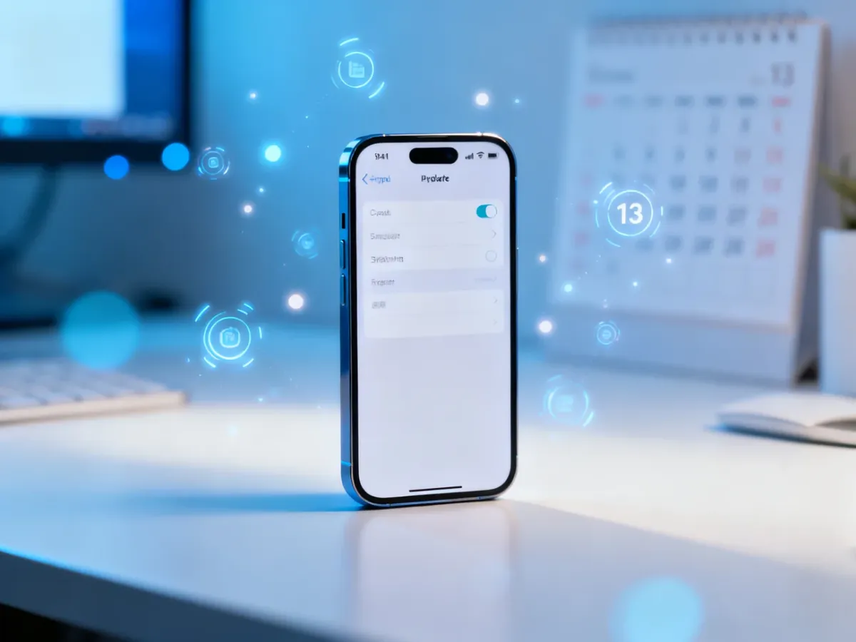 iPhone 13 symbolizujący przyszłe aktualizacje systemu i bezpieczeństwa