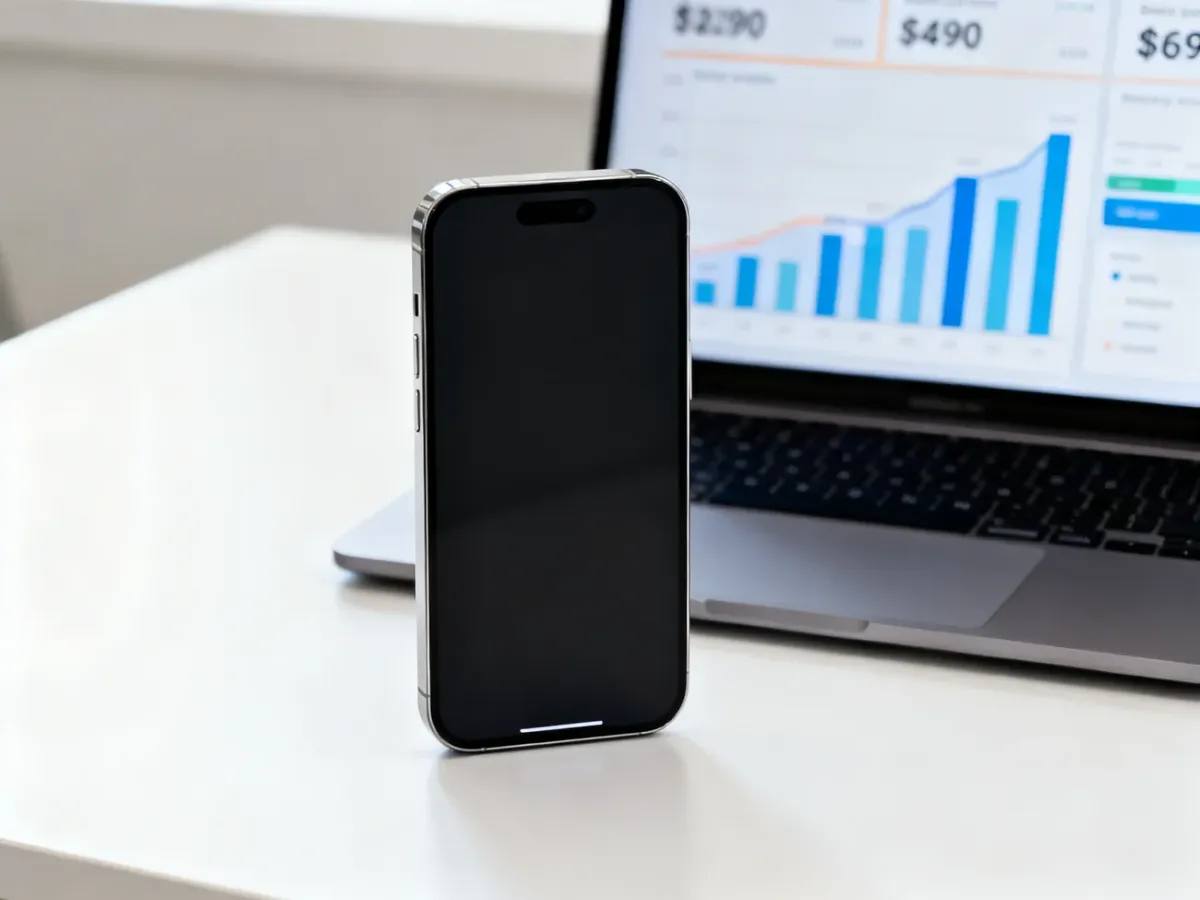 iPhone podczas porównywania ofert zakupowych