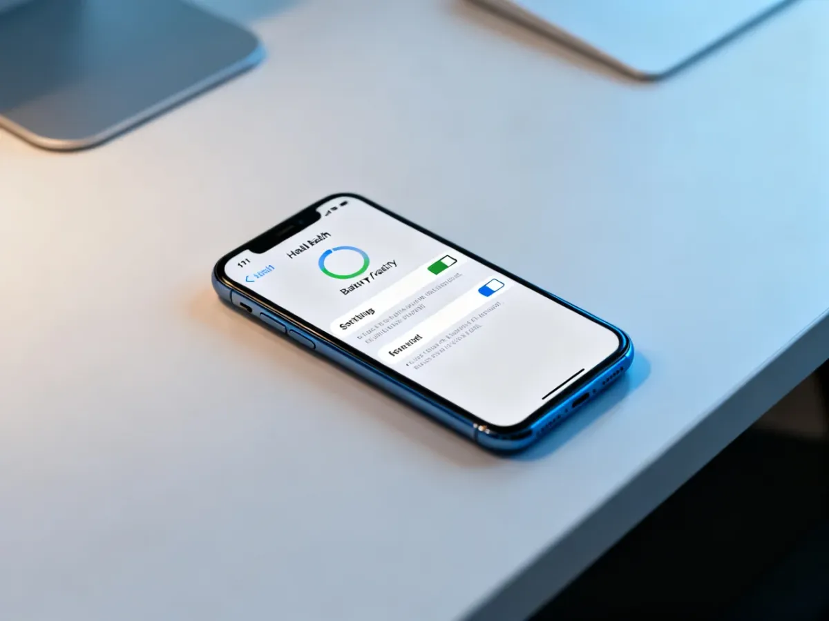 iPhone 11 pokazany podczas sprawdzania kondycji baterii