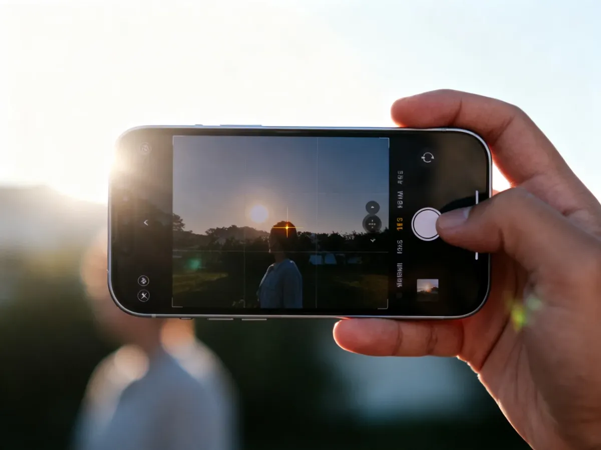 Używanie blokady ostrości i ekspozycji AE/AF w aparacie iPhone’a