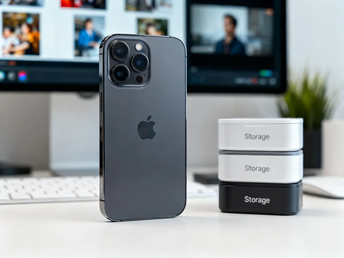 iPhone 13 Pro Max przedstawiony jako telefon dostępny w różnych wariantach pamięci