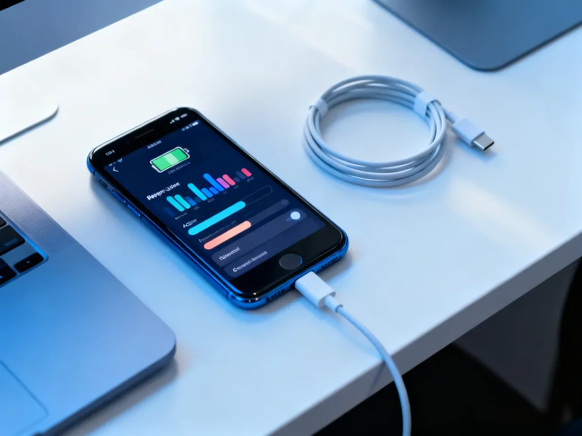 Sprawdzanie zużycia baterii przez aplikacje na iPhonie