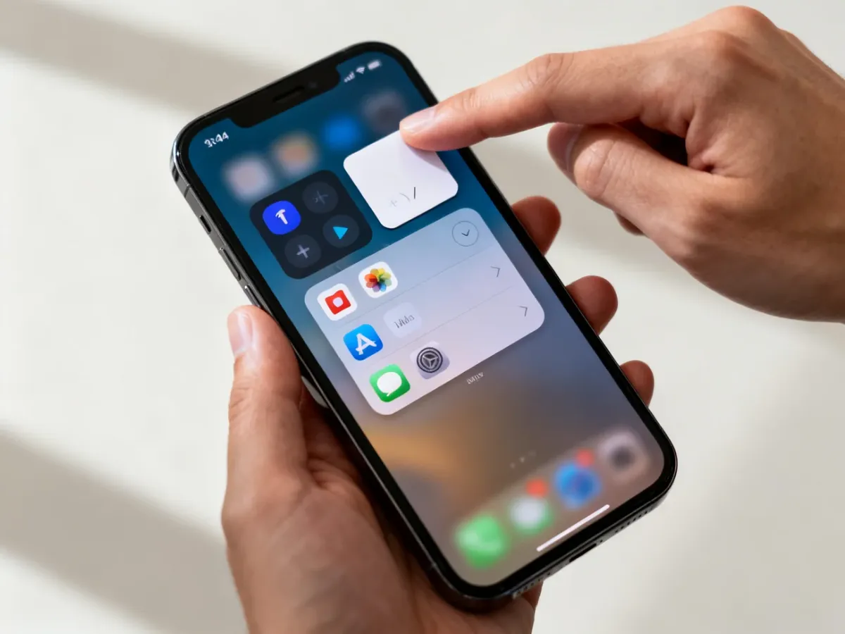 Ręczne zamykanie aplikacji w przełączniku aplikacji na iPhonie