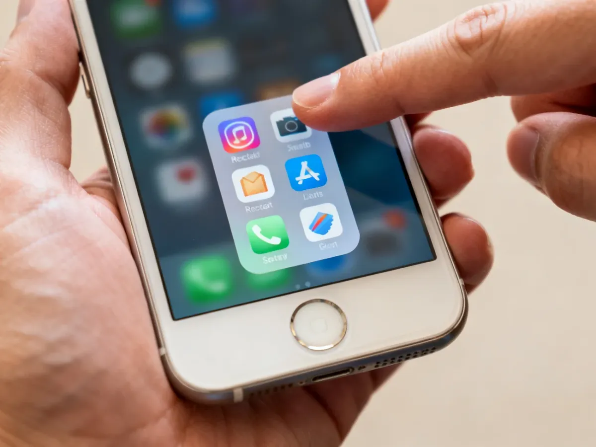 Zamykanie aplikacji na starszym iPhonie z przyciskiem Home